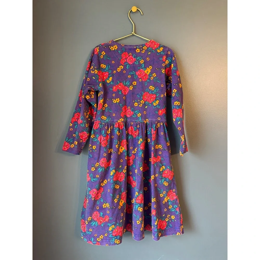 Vintage Genuine‎ Girl purple floral dress